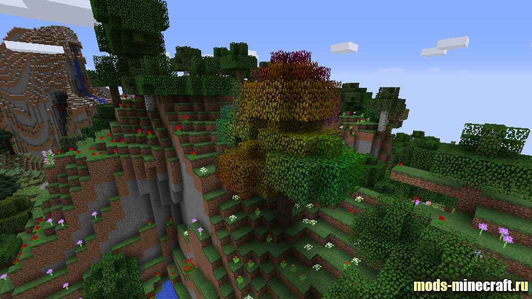 Tree mod 1.12 2. Майнкрафт Twilight Forest дерево. Биомы в сумеречном лесу. Биом цветочный лес в майнкрафт. Мод на деревья.