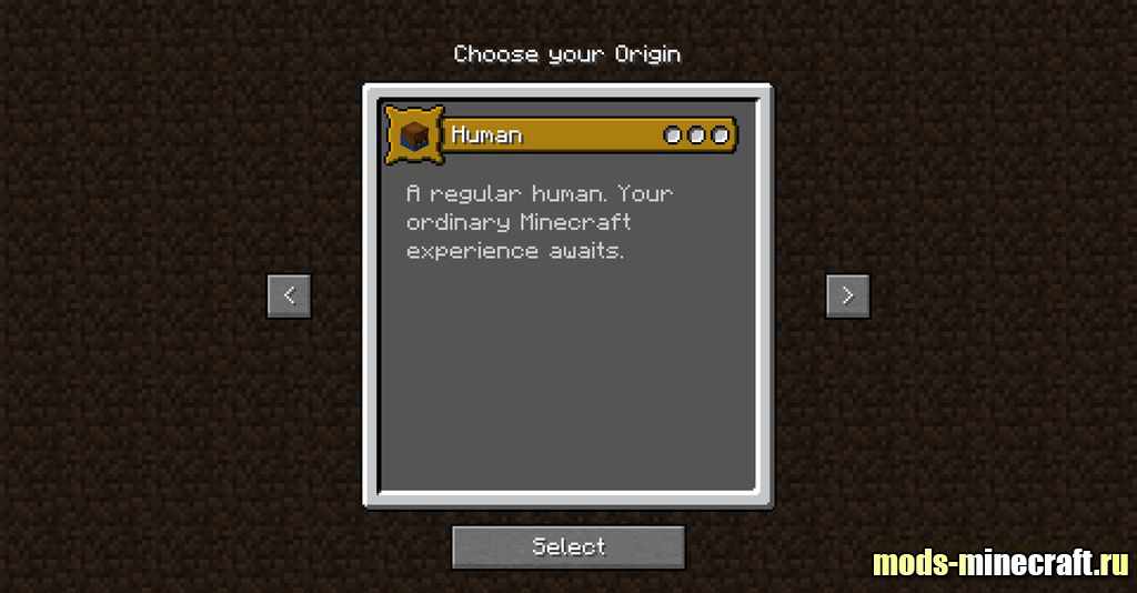 Origins 1.19.3, 1.18.2, 1.17.1, 1.16.5 &#8211; Races, Role &#8211; Playing Game |Modes For Minecraft
