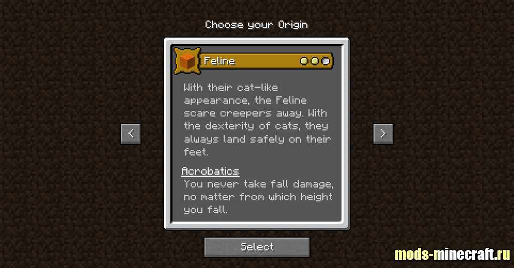 Origins 1.19.3, 1.18.2, 1.17.1, 1.16.5 &#8211; Races, Role &#8211; Playing Game |Modes For Minecraft