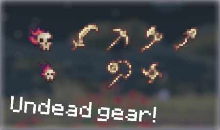 Undead Gear - это ранний набор инструментов и оружия