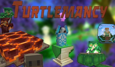 Магическая сила древних черепах / Мод майнкрафт Turtlemancy 1.16.5