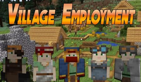 Мод Village Employment добавит возможность жить и работать в деревне