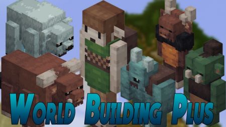 Мод World Building Plus добавит в майнкрафт 18 новых существ, которые будут встречаться по миру во всех биомах