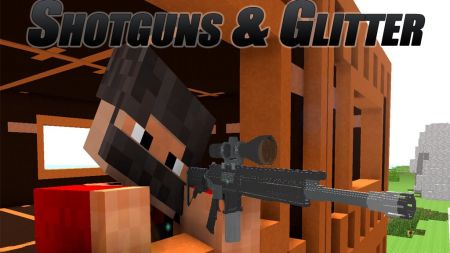 6 видов оружия в майнкрафт / Мод Shotguns & Glitter