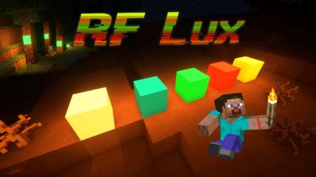 Мод добавляет в майнкрафт разноцветные лампы