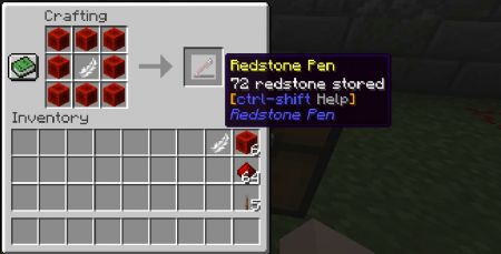 Мод Redstone Pen добавляет ручку для рисования дорожек Redstone схем