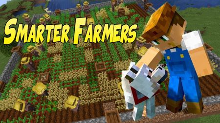 Мод Smarter Farmers добавляет в Майнкрафт Фермера NPC
