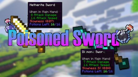 Мод Poisoned Sword - позволяет накладывать на меч эффекты зелий