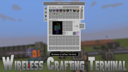 Wireless Crafting Terminal добавит беспроводную версию крафтового терминала со встроенным верстаком 3x3