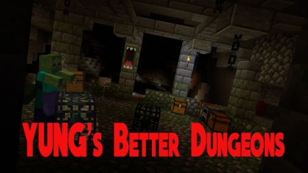 YUNG's Better Dungeons добавит три новых типа данжи: катакомбы&#44; крепости нежити и пещеры пауков