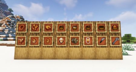 Halloween Expansion - конфеты и разнообразная тыквенная еда с тематикой Хэллоуина