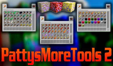 PattysMoreTools 2 - инструменты из обсидиана, жемчуга Эндера, светокамня