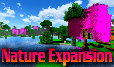 Nature Expansion добавляет во все 3 измерения Minecraft, много новых цветов, растений и реалистичных деревьев