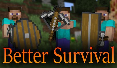 Мод Better Survival - оружие, щиты, чары и зелья