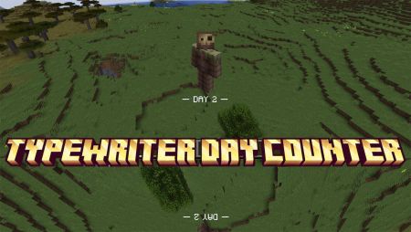 Typewriter Day Counter добавляет счётчик дней