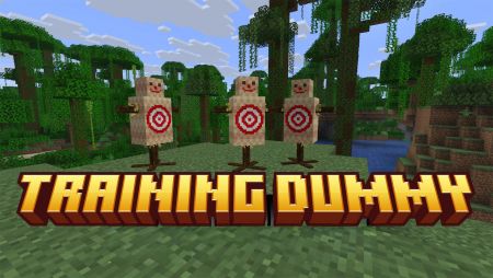 Датапак добавляет манекены для теста оружия и зачарований&#44; показывая точный урон по ударам.